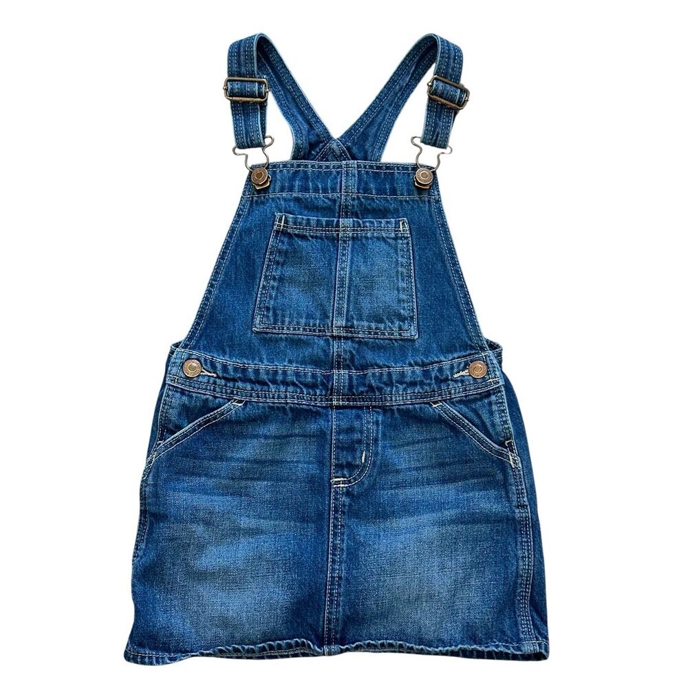 BABY GAP Denim Jumper Dress 5